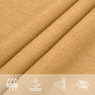 Voile D'ombrage 160 G/M² Rectangulaire Sable 2,5X3 M Pehd Couleur Sable