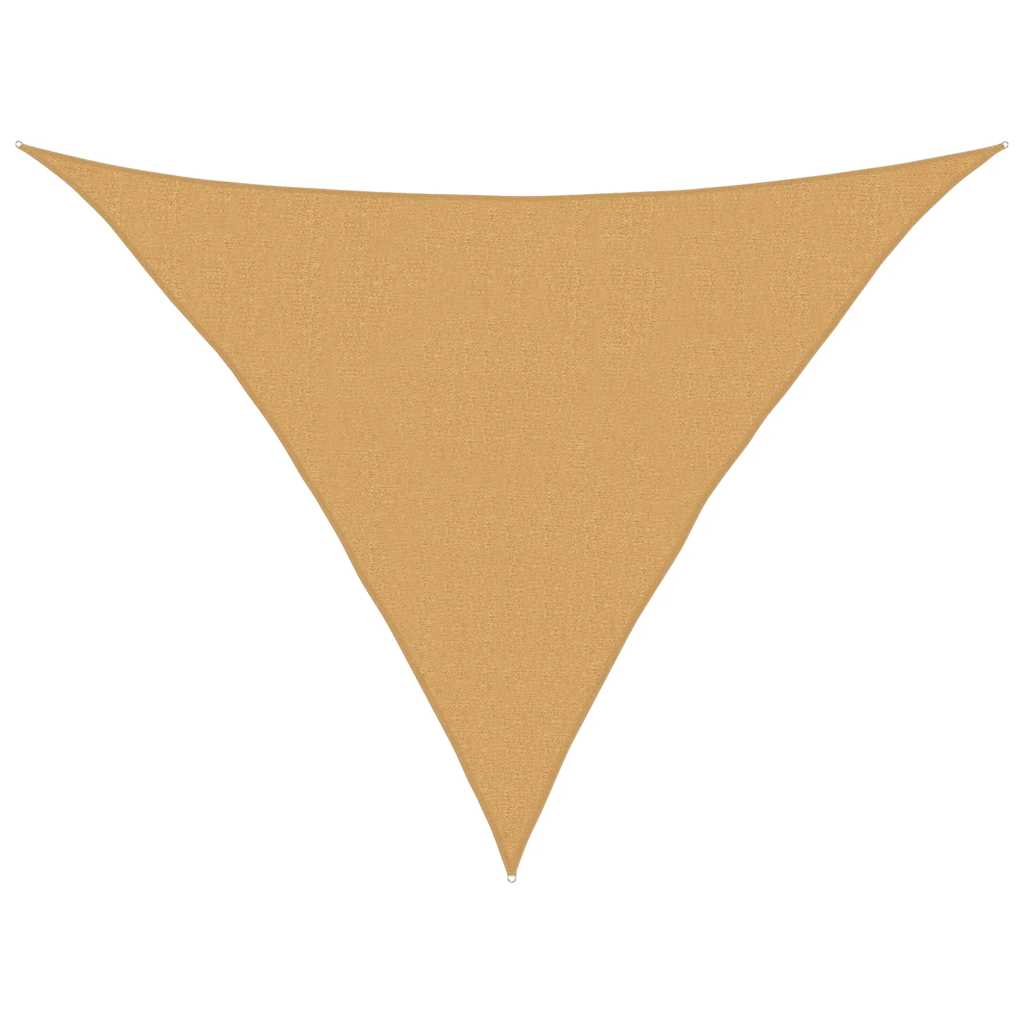 Voile D'ombrage 160 G/M² Triangulaire Sable 2,5X2,5X3,5 M Pehd Couleur Sable