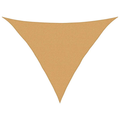 Voile D'ombrage 160 G/M² Triangulaire Sable 2,5X2,5X3,5 M Pehd Couleur Sable