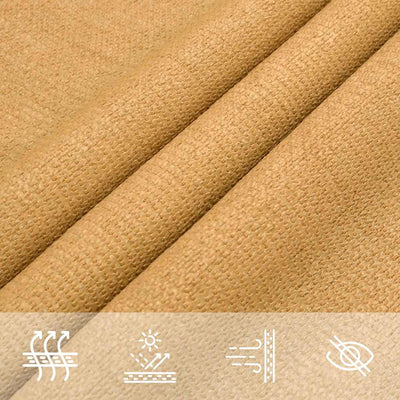 Voile D'ombrage 160 G/M² Triangulaire Sable 2,5X2,5X3,5 M Pehd Couleur Sable