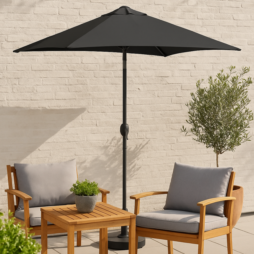 Parasol D'extérieur Avec Mât En Métal 300X200 Cm 
