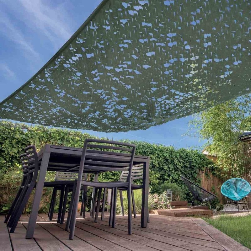 Filet De Camouflage Vert Avec Sac De Rangement