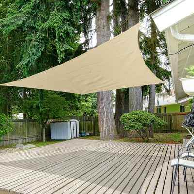 Voile D'ombrage Carré Tissu Oxford Sable 